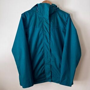 Columbia Teal Windbreaker Jacket - Size L